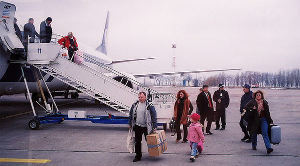 Kyiv airport, Ukraine.