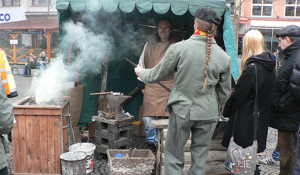 blacksmith at the Cristhmas Market 