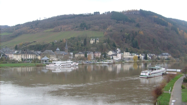 Looking across the Mosel