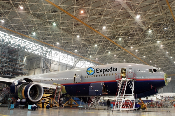 Expedia's new air fleet under construction