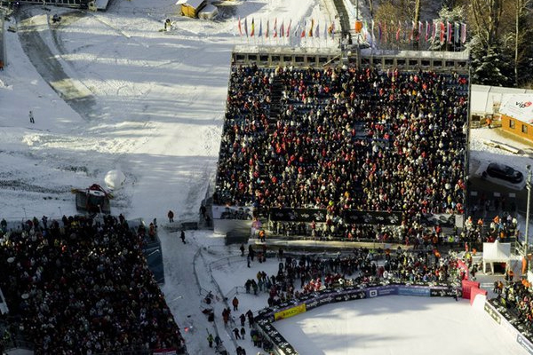 The crowds at Snow Queen Trophy 2011