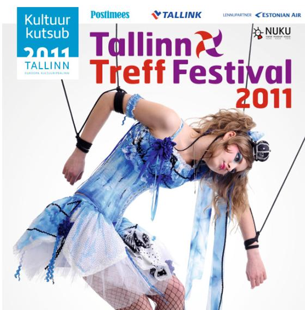 Official poster of the Tallinn Treff Festival 2011.