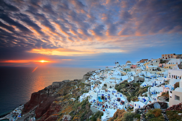 Santorini.