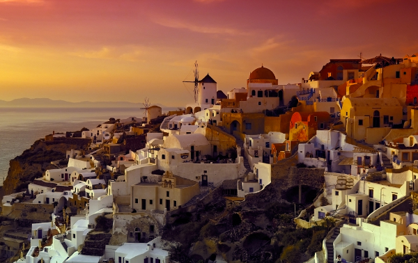 Santorini.