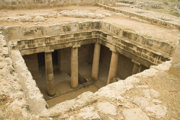 Tombs of the Kings archaeological site, Paphos. 