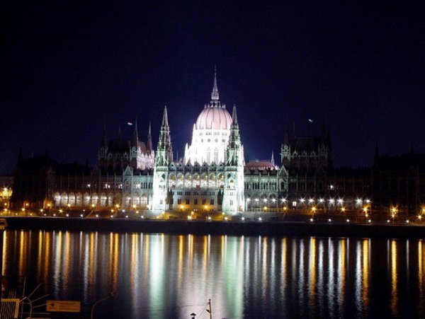 Budapest from the river.