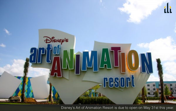 Disney’s Art of Animation Resort is due to open on May 31st this year.