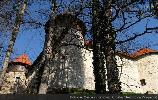 Dubovac Castle in Karlovac, Croatia