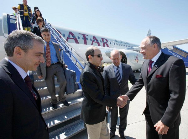 Qatar Airways boss lands in Zagreb