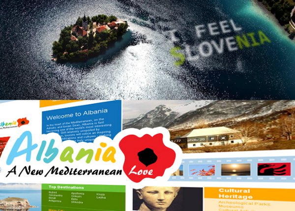 Mashup of Slovenian and Albania tourism initiatives