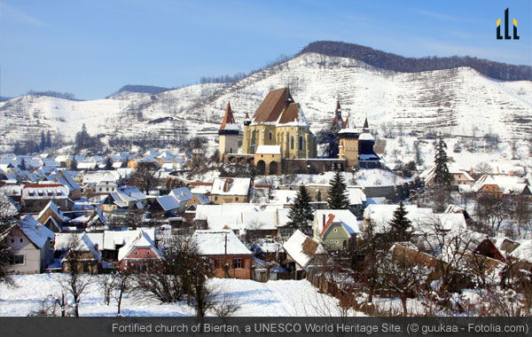 Fortified church of Biertan, a UNESCO World Heritage Site.