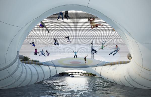 Trampoline bridge 3