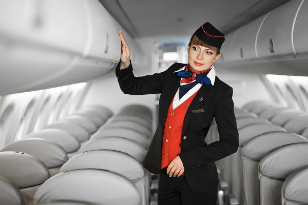 Belavia flight attendant