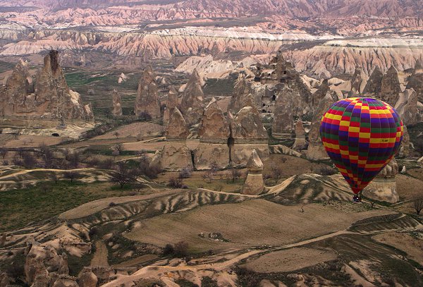 Ballooning over Cappadocia