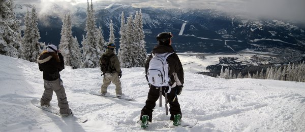 Snowboarders in Canada