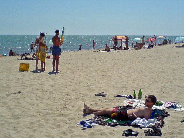 Beach at Zatoka Ukraine