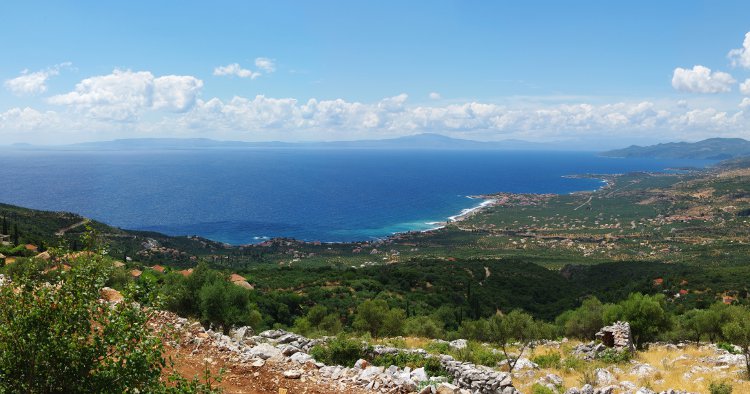 The Greek Peloponnes - Courtesy Koppi2 at Wikipedia