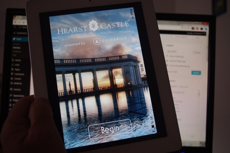 Guidekick Hearst Castle on iPad