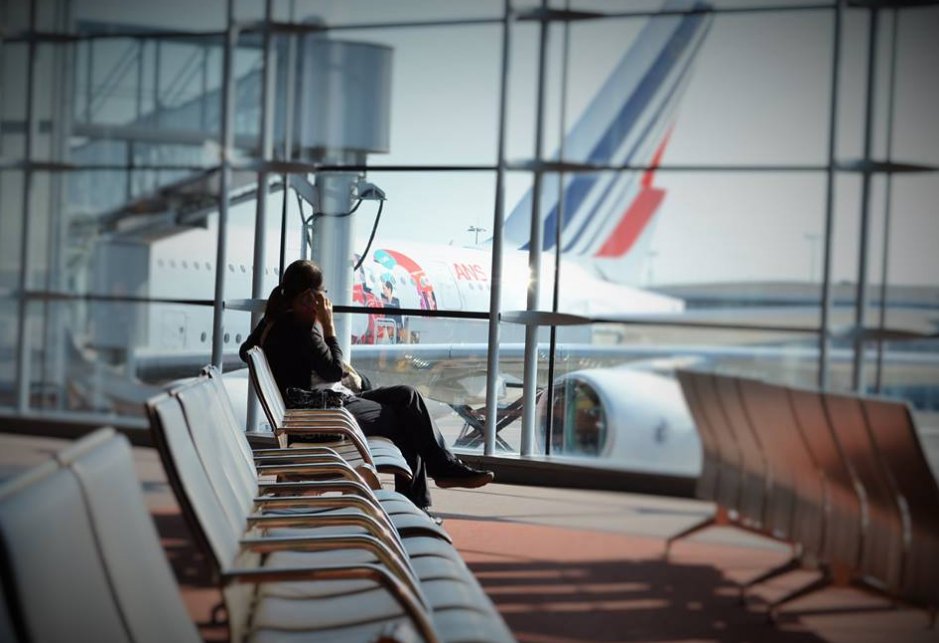 Waiting - Courtesy Air France Facebook