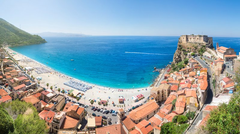 Panoramic view over Scilla Italy by © mRGB