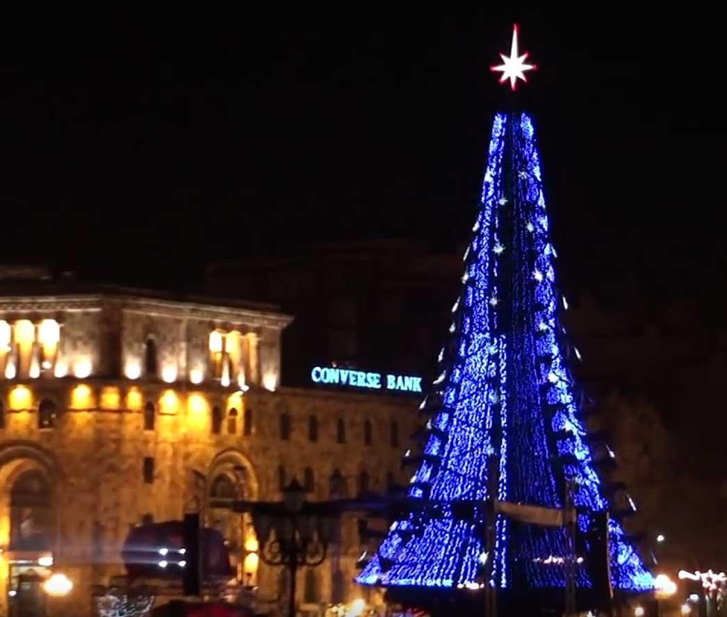 Yerevan Christmas tree