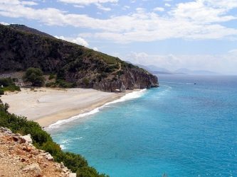 Gjipa Beach in Albania