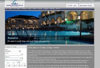 Diana Group Hotels' website