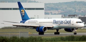 Thomas Cook plane.