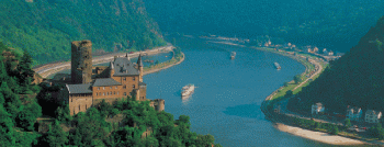 Europe's most popular river cruise, the River Rhine