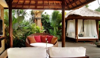 The living room at your villa