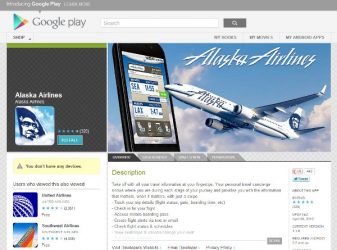 Alaska Airlines app on Google Play