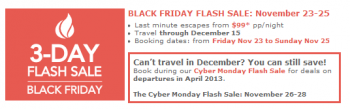 Club Med Black Friday sale.