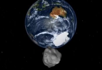 Asteroid 2012 DA14 Flight Path