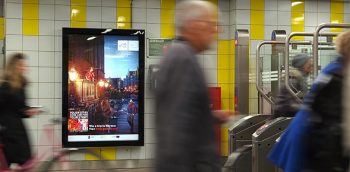 Outdoor campaign promoting Poland on the Dutch market