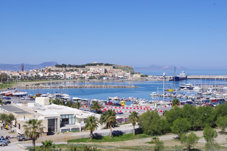 View of Rethymno from Kriti Beach.