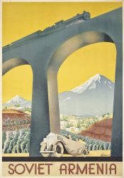 Lot 71 Sergey Igumnov (1900-1942) Soviet Armenia Lithograph in colours, c.1936 Estimate: £2,000 – 3,000