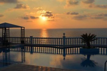 Sunrise over Santo Maris Oia