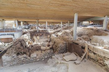 At the Prehistoric Town of Akrotiri