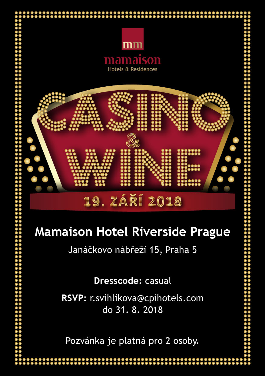 Casino & Wine 2018 poster.