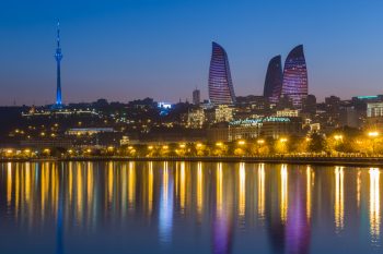 Flame Tower in Baku