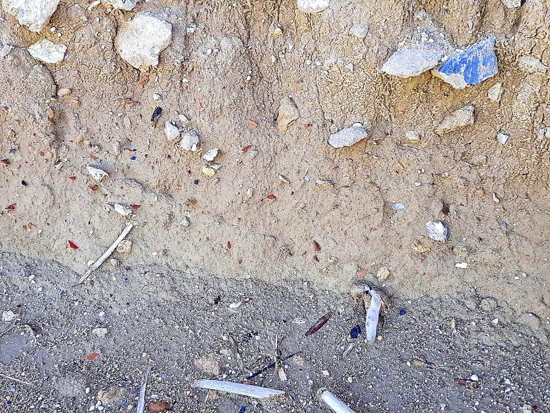 Erosion at Amnissos Beach reveals a primordial soup of Minoan Civilization