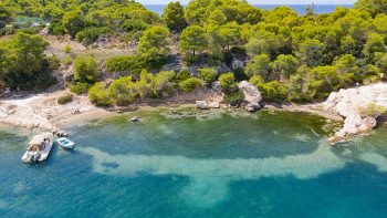 Zogeria Bay on Spetses island