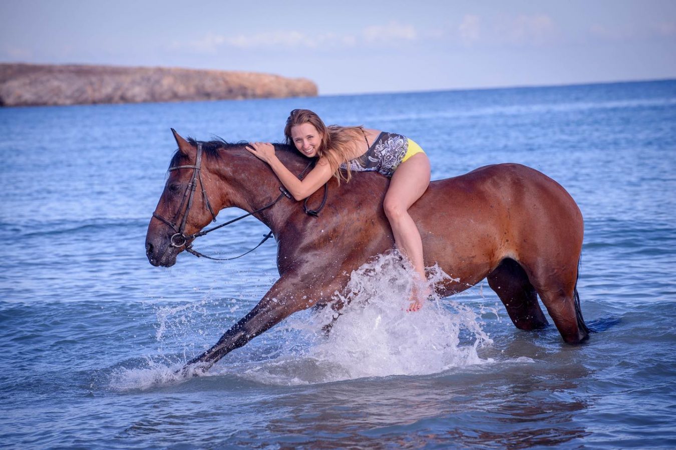 Equestrian trainer Anna Diakonova 