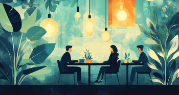 restaurant concept design AI illustration