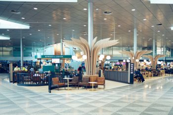 food court by Finavia at Helsinki Airport
