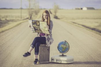 woman solo traveler