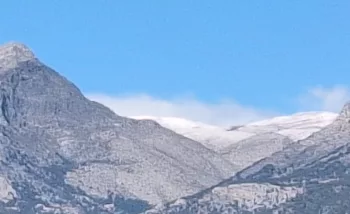 First snow on the Psiloritis Mountains