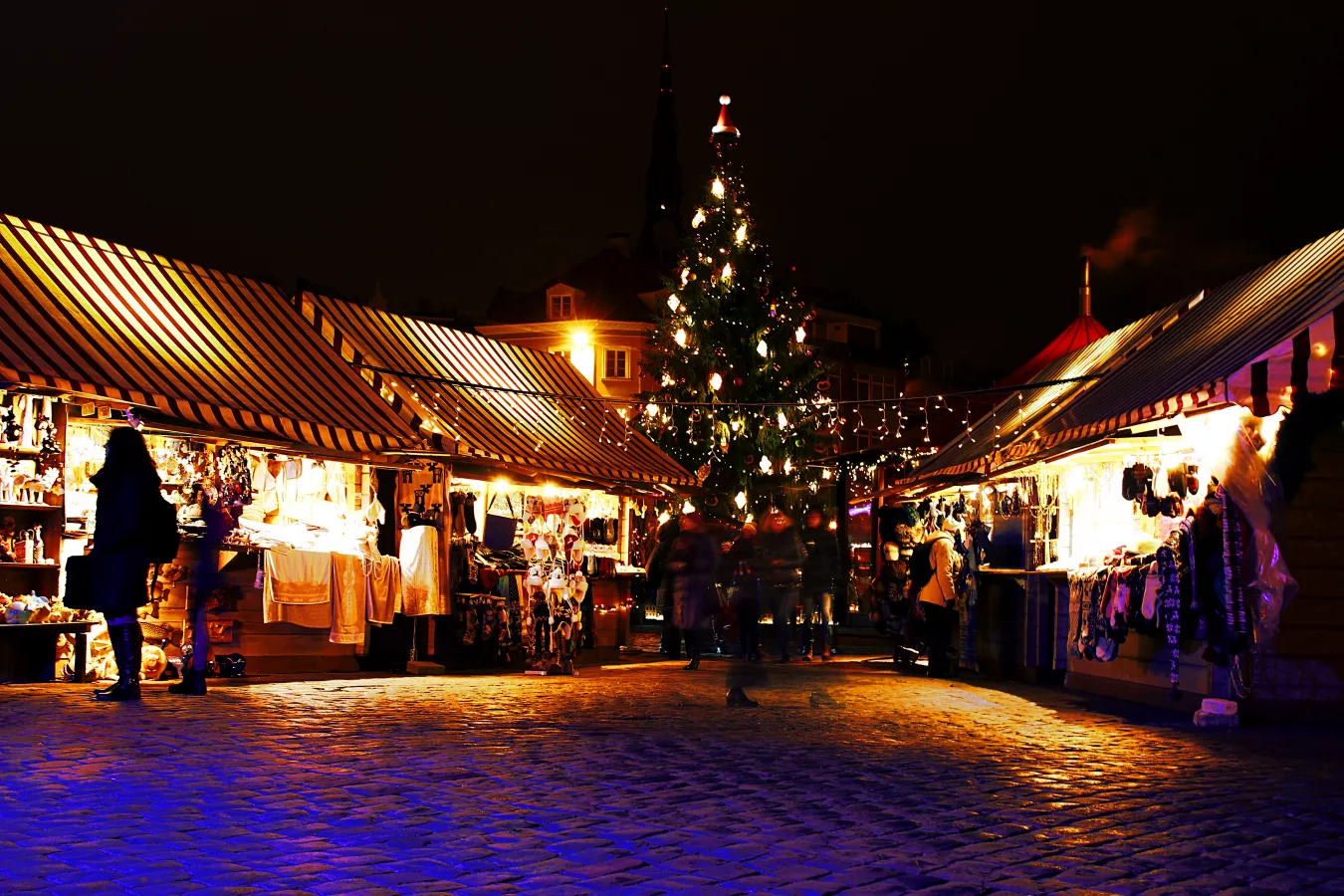 Riga Christmas stalls