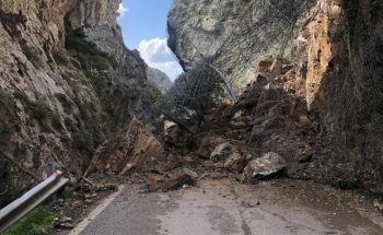 Kotsyfos Gorge landslide