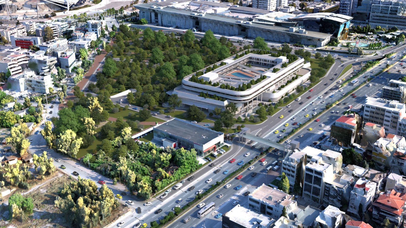 Project Voria, Kifissia Avenue view. 